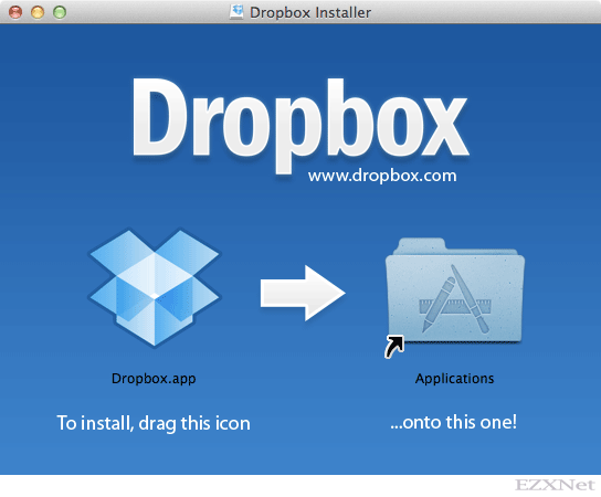 Dropboxをインストール