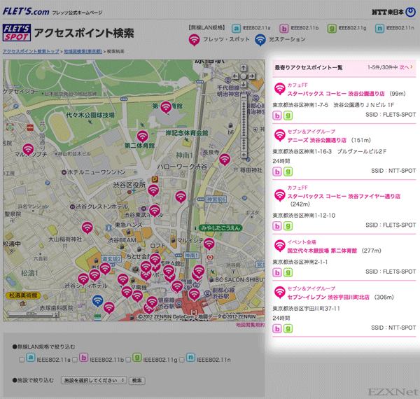 渋谷の街を例にしましたが、街のSSIDを調査してみるとこんな感じでわかります。
