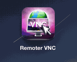 タップして「Remoter VNC」を起動します。
