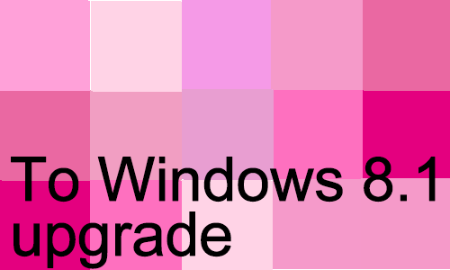 Windows8がインストール済みのパソコンをWindows8.1にアップグレードしました